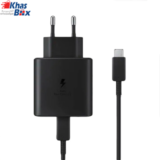 شارژر دیواری 45 وات سامسونگ مدل EP-T4510 به همراه کابل تبدیل USB-C 