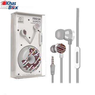 هندزفری فانتزی کیف دار طرح دونات KEEKA مدل KA-179 