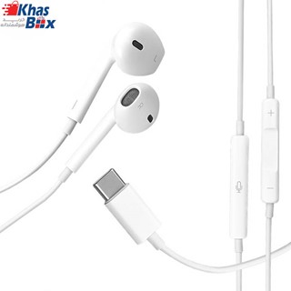 هندزفری تایپ سی اپل مدل EarPods mit A3046 اصلی (اورجینال اپل استور) 