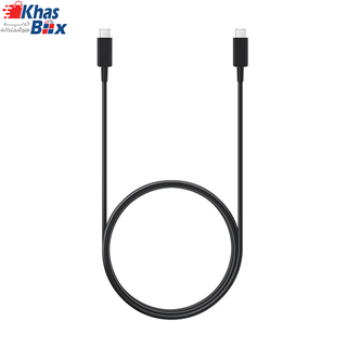 کابل سوپر فست شارژ دو سر تایپ سی اصلی سامسونگ Samsung 5A USB-C to USB-C Cable EP-DX510JWEGUS