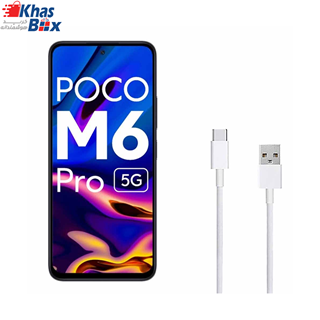 کابل شارژر اصلی پوکو ام 6 پرو شیائومی Poco M6 Pro