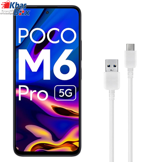 کابل شارژر اصلی پوکو ام 6 پرو شیائومی Poco M6 Pro 