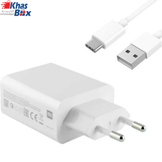 شارژر دیواری مدل mi10 به همراه کابل تبدیل USB-C 